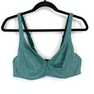 Cacique Bra Women's Size 38C Lightly Lined T-Shirt Bra Heather Green *SAMPLE